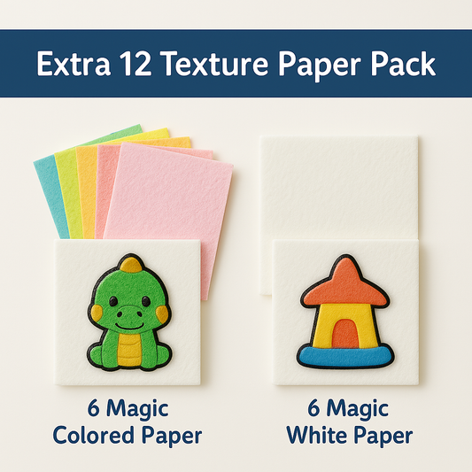 12 Magic Texture Paper - Extra Set